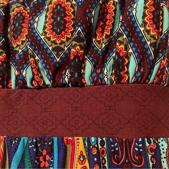 Sexy psychedelic boho mini dress - Picture 15 of 16